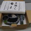 REPTI ZOO Reptile Water Fountain with Food Dish, 550ML Terrarium Waterfall Drinking Fountain for Bearded Dragon Gecko Chameleon Lizard Tree Frog Turtle, Reptile Water Dispenser, Keep Water Clear