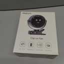 Clip on Fan for Bed, Portable Fan for Travel, 360 Rotate Battery Operated Personal Fan, Digital display, stroller fan with 5 Speeds, For Home Office Stroller Camping - Black