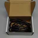 uxcell 8P Mini Din Male to Female DB9 RS232 PLC Programming Cable 10Ft