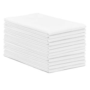 Avalon Towels Surgical Huck Towels (Pack of 12) Size 17x26 Inches, 100% Cotton Cleaning Cloths, Multi-Purpose, Perfect for Hospitals and Home (White)