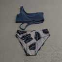 Queenstyle Girls Swimsuits Bikini Set Kids Cutout Bathing Suit Bikini Top Two Piece Girls' Swimwear 9-10