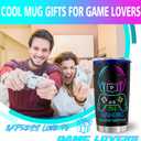 Gamer Gifts for Men, Easter Gifts for Gamers Kids, Gaming Stuff Mugs, Cool Christmas Birthday Gift for Him Men Teenage Teen Boys Boyfriend Husband, Video Games Stainless Steel Tumbler 20oz