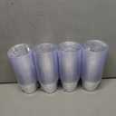 RACETOP 200 Pack 9 oz Clear Plastic Cups for Party, Disposable Clear Cup, Disposable Cups, Glasses Cups, Plastic Cocktail Glasses