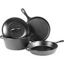 Lodge Cast Iron 4-Piece Cookware Set