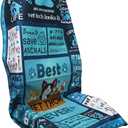 Waterproof Car Seat Cover for Front Seats, Protector for Cars SUVs Trucks, Sweat Towel Seat Covers Bucket for Gym, Workout, Beach, Hiking, Running (Vet Tech Gift, 1PC)