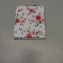 KY&BOSAM Butterfly Suncatchers Precious Grandmother Stained Glass for Windows Hangings Wind Chimes with Pressed Flower Wings and Heart Charm Birthday Gifts for Grandma Mother`s Days Christams