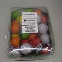 40 Pack Foam Golf Practice Balls - Realistic Feel and Limited Flight Training Balls for Indoor or Outdoor (5 Color, 8 Pack of Each Color)