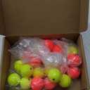 PATIKIL Fishing Bobber Slip Foam Floats Buoy Rig Stoppers for Crappie Trout Bass Fishing (1.2 Inch, Red,Yellow)