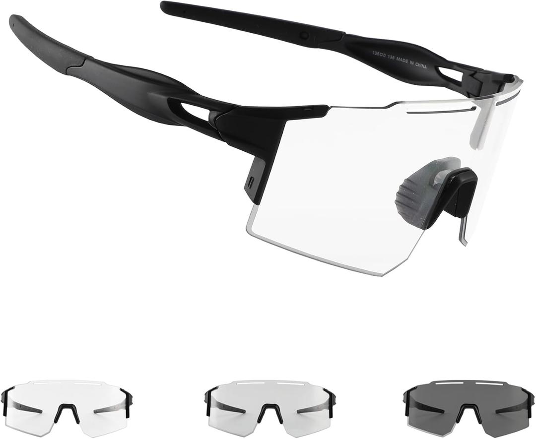 OULAIQI Cycling Sunglasses Polarized Sunglasses for Cycling Men Women with 1 Lens or 3 Interchangeable Lens Baseball Glasses (Bsp-gray) OULAIQI Cycling Sunglasses Polarized Sunglasses for Cycling Men Women with 1 Lens or 3 Interchangeable Lens Baseball Glasses (Bsp-gray)