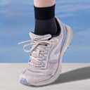 Ankle Compression Sleeve (Cushioned Heel & Firm Support) - Plantar Fasciitis Brace - Open Toe Compression Socks for Swelling, Sprain, Neuropathy, 20-30 mmHg (X-Large, 6 Pairs - Black)