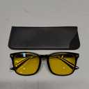 Livho High Tech Blue Light Glasses - Advanced 99% Blue Light Blocking Computer Glasses - Anti-Eyestrain & UV Glare Protection (*B1 Light Black+Clear)