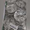 DATANYA 12Packs 4 Inch English Muffin Rings Crumpet Rings Stainless Steel Double Rolled Tart Rings, Round Metal Cooking Pastry Ring Molds for Crumpets baking