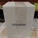 Minetom 800W Plug-in Space Heater, Portable Wall Outlet Heater With Adjustable Thermostat, Remote, ECO Mode, 12H Timer, LED Display for RV, Home Office, Bathroom Indoor Use