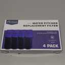 Fil-Fresh 4-Pack Water Filter Replacement for All PUR, PURPlus Water Pitchers and Dispensers, Replace PPF900Z, NSF Certified, Advanced Version
