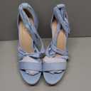 Allegra K Women's Lace Up Platform Block Heel Sandals Size 8