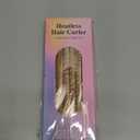 Lanzhire Heatless Curling Rod Headband for Long and Short Hair, No Heat Overnight Curls with Thin Curlers to Sleep In (Golden)