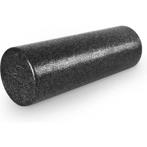ProsourceFit High Density Foam Rollers 18 - inches long, Firm Full Body Athletic Massage Tool for Back Stretching, Yoga, Pilates, Post Workout Muscle Recuperation, Black