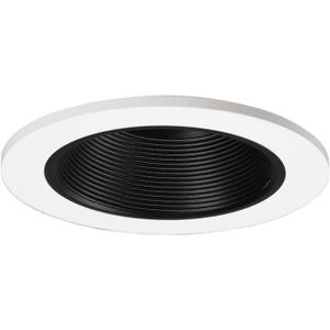 Halo Recessed 3003WHBB 3-Inch 35-Degree Adjustable Trim with Black Baffle, White