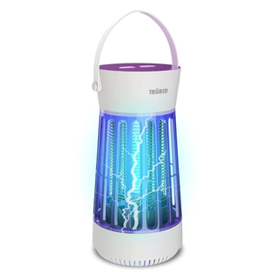 Bug Zapper, Indoor and Outdoor UV LED Mosquito Zapper Trap with Fan, Portable Electric Fly Trap with Easy-Empty Tray
