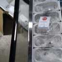 KoolMore KM-CGDR-6P 45 in. 6-Pan Countertop Ice Cream Display Freezer with Curved Glass Top, ETL Listed