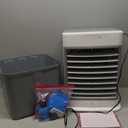 2600 CFM Swamp Cooler, 8Gal/30L Portable Air Conditioners, Evaporative Air Cooler with Remote, 120° Oscillation, 7H Timer, 4 Ice Packs, Cooling Fan That Blows Cold Air for Bedroom/Garage/Patio/Office