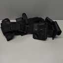 10 in 1 Tactical Duty Belt Military Police Battle Belt Versatile Modular Equipment System for Law Enforcement (Black)