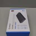 ORICO USB 3.0 External Hard Drive Enclosure for 3.5/2.5 Inch SATA Hard Drives/SSD Up to 20 TB, 3.5'' Tool-Free HDD Enclosure with 12V/2A Power Supply and UASP Acceleration (3588US3)