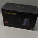 Cocinare FLOW M9 Gooseneck Electric Kettle with Precise 1 Temperature Control for Pour-over Coffee and Tea, Stainless Steel Interior, Quick Heating Electric Kettle for Boiling Water (Goya Black)