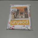 poefun Blackout Curtain Valances for Kitchen Windows - Tree Branches Printed Short Valances for Bedroom/Living Room/Bathroom/Farmhouse/Laundry with Rod Pocket 1 Panel 52 by 18 Inches Long, Grey