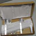 Towel Shelf for Bathroom Wall Mounted, 3-Tier Hotel Style Towel Rack with Towel Bars, Brushed Nickel Towel Racks for Bathroom Lavatory, 16 Inch