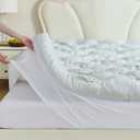 Whatsbedding Memory Foam Mattress Topper King Size, 5 Inches Slow Rebound Memory Foam Topper with Cooling Viscose Made from Bamboo Cover, Deep Pocket Designed Mattress Topper