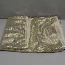 2PCS 12x72 Inch Sequin Table Runner Champagne Glitter Table Runner for Party, Wedding, Bridal Baby Shower, Event Decorations2PCS, 12x72 Inch, Champagne