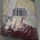 Mr. Pen Personalized Christmas Stockings with Wooden Name Tags, Set of 4, 18" Red & Cream Cable Knit Stockings for Christmas