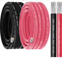 Gauge Marine Wire Include 6 AWG 30FT Red & 30FT Black, 6 Gauge Marine Grade Wire Tinned Copper Oxygen-Free Boat Electrical Cabler for Automotive/RV/Camper/Trailer Outdoor Use