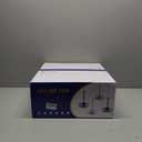 RSFMAS Outdoor Ceiling Fans with Light for Patio, 15" Gazebo Fan Outdoor Hanging Waterproof 6 Speeds Plug in Caged Ceiling Fan with Remote Control, 3 Color Temperature for Porch Pergola (White)