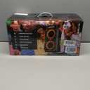 Portable Bluetooth Speaker: 240W Peak Powerful Loud Sound Deep Bass Wireless Boombox Large Subwoofer 15 Hours Battery Life Fast Charging with Led Light Show for Party Outdoor Camping Backyard (Black)