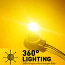 AUXITO 7443 LED Bulb Amber Yellow, Turn Signal Light 7440 7441 7444 T20 Super Bright for Rear Front Blinker Turn Signal Marker Parking Light, Pack of 2