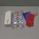 Kerecsen Computer Reading Glasses for Women Blue Light Blocking Glasses for Reading Fashion Pattern Print Eyeglasses for Womens(Mix Color -5, 2.75)