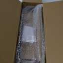 Spiretro Floating RV Shelves - Rustic Wood with Metal Rail - Bathroom, Living Room, Bedroom, Kitchen, Closet - Set of 2 (Large & Small), Grey