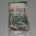 FuWeave 6 Pcs Christmas Chair Covers Vintage Christmas Chair Back Covers Red and White Xmas Chair Protector Slipcovers Washable Winter Dining Room Seat Covers for Home Hotel Kitchen Decorations