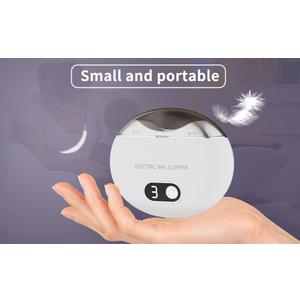 Automatic Nail Clipper, Electric Nail Clippers Automatic Safety Fingernail Cutter and Filer Rechargeable Nail Trimmer Nail Scissors Gift for Caregivers, Adults, Kids