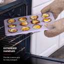 KitchenAid 12-Cup Nonstick Aluminized Steel Muffin Pan, Dishwasher Safe, Wildflower