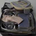 Electric Lunch Box for Men, Women & Adults - 80W Fast Heating - Heated Lunch Box with Dual 1.5L SS Containers - Portable Food Warmer for Car, Truck, Office (Cream)