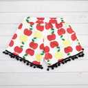Unique Baby Girls Kindergarten Rocks Back to School Outfit (7/XXL) (White)