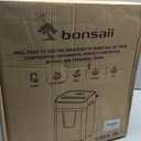 Bonsaii 12-Sheet Micro-Cut Paper Shredders for Home Office, Heavy Duty Document Shredder with 5.5 Gallon Pullout Bin for CD/Credit Card/Staple, 30 Mins Continuous Run Time, P-4 High Security, C282-B
