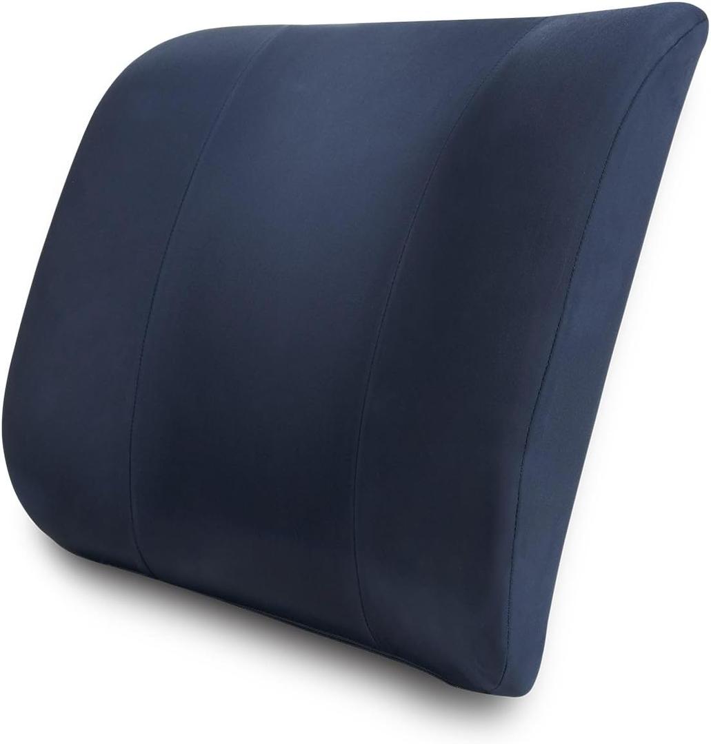 Tempur-Pedic Pedic Lumbar Cushion,Foam, Blue 15 X 15 X 4 Inch