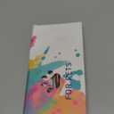 EXPAWLORER Puppy Collar and Leash Set - Embroidered Pawprints Plaid With Bow Tie, Bandana, and Bell for Dogs Cats Outdoor Walking, Khaki XS