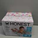 The Honest Company Comfort Dry Disposable Diapers for Sensitive Skin, Hypoallergenic, Rose Blossom + Tutu Cute, Club Box Size 2 (1218 lbs), 72 Count