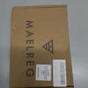 M MAELREG Boys' Polo Shirt Striped Short Sleeve Moisture Wicking Performance Stretch Active Casual Collared Kids Golf Shirt (6 Years, Light Green/White Stripe)