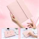 Harvopu Compatible for iPad 11th 10th Generation Case with Keyboard, Folio Cover with Pencil Holder, Multi-Touch Trackpad, 7 Color Backlit, Detachable Keyboard for iPad (A16) 11th/10th Gen(Light Pink) | with Pencil Holder, Multi-Touch Trackpad, 7 Color Backlit, Detachable Keyboard, for iPad, (A16)